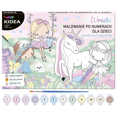 Opakowanie Obraz malowanie po numerach Kidea Wróżki