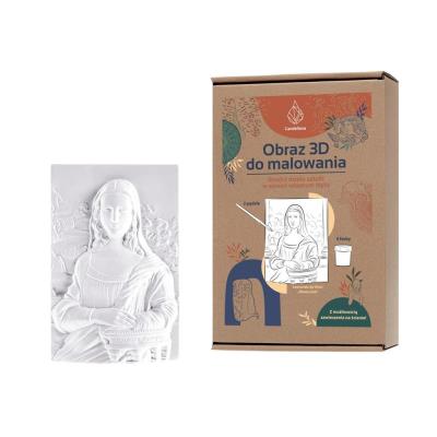 Opakowanie Obraz z 3D do malowania - Mona Lisa