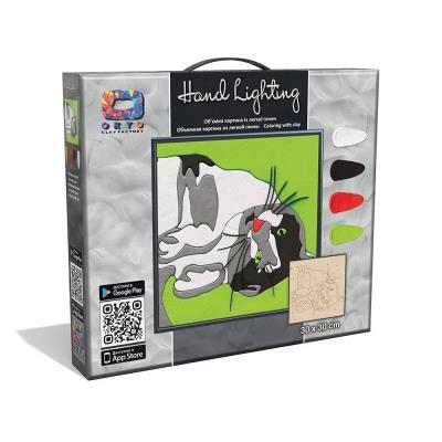 Opakowanie Obrazek gliniany mini Kot 30x30cm