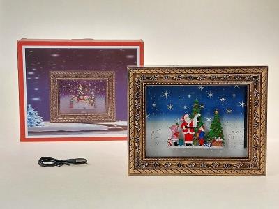 Opakowanie Obrazek świąteczny ze światłem