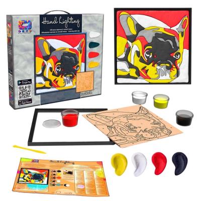 Opakowanie Obrazek z plasteliny Mops 30x30cm