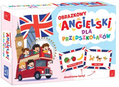Obrazkowy Angielski dla przedszkolaków. Wydawca: Kangur. SmakLiter.pl Opakowanie Obrazkowy Angielski dla przedszkolaków