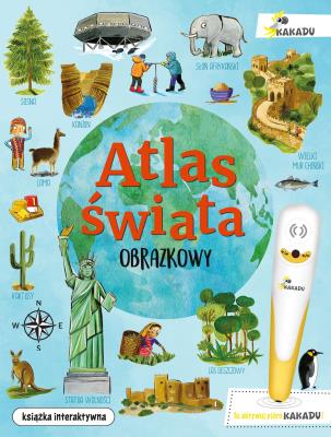 Okładka książki Obrazkowy atlas świata (książka interaktywna)