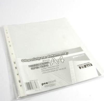 Opakowanie Obwoluta A4 40 mic krystaliczna 25szt