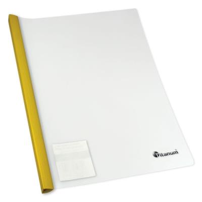 Opakowanie Obwoluta PP A4 50K żółta listwa (12szt)