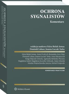 Okładka książki Ochrona sygnalistów. Komentarz
