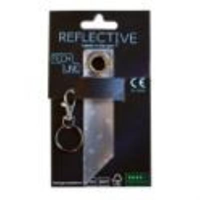 Opakowanie Odblaskowy breloczek Tech Line - Czarny kąt