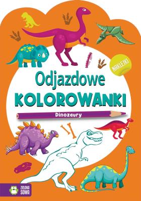 Okładka książki Odjazdowe kolorowanki. Dinozaury