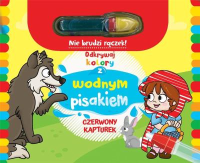 Okładka książki Odkrywaj kolory z wodnym pisakiem. Czerwony..