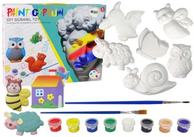 Opakowanie Odlewy gipsowe do malowania Owady