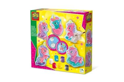 Opakowanie Odlewy gipsowe z farbami małe jednorożce