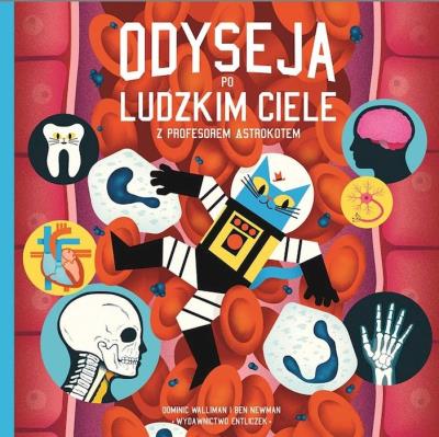 Okładka książki Odyseja po ludzkim ciele z profesorem.. w.2