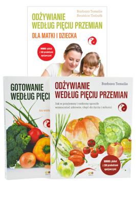 Okładka książki Odżywianie według Pięciu Przemian (pakiet 3 książek)