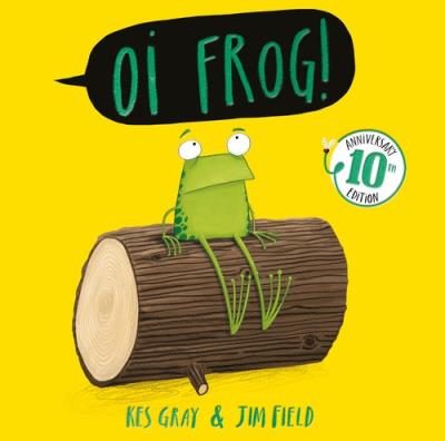 Oi Frog!. Autor: Kes Gray. SmakLiter.pl Okładka książki Oi Frog!