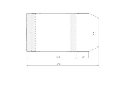 Opakowanie Okładka regulowana 237x390mm (50szt)