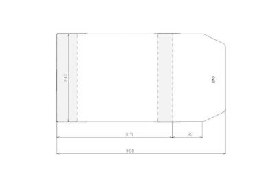 Opakowanie Okładka regulowana 240x395mm (50szt)