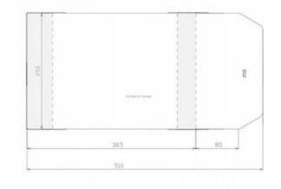 Opakowanie Okładka regulowana 250x450mm (50szt)