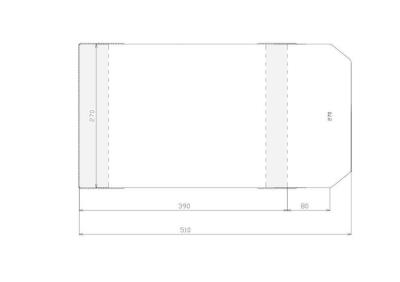 Opakowanie Okładka regulowana 270x470mm (50szt)