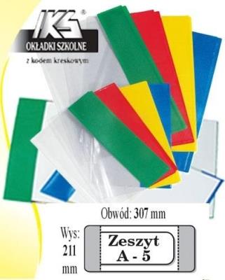 Opakowanie Okładka zeszytowa A5 (10szt) IKS