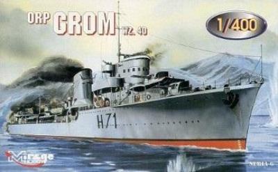 Opakowanie Okręt ORP Grom wz. 40