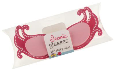 Opakowanie Okulary - karteczki samoprzylepne różowe