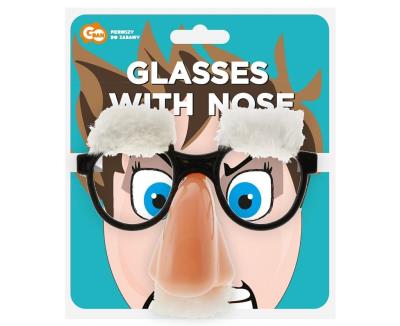 Opakowanie Okulary Profesorek siwy