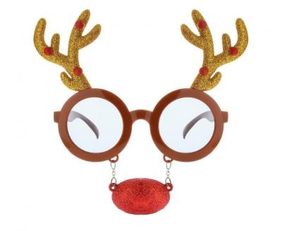 Opakowanie Okulary Renifer z nosem i rogami