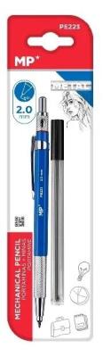 Ołówek automatyczny metalowy HB 2.0mm + wkład. Wydawca: MP Main Paper. SmakLiter.pl Opakowanie Ołówek automatyczny metalowy HB 2.0mm + wkład