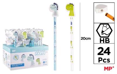 Opakowanie Ołówek HB Candy Color Dinozaury (24szt)