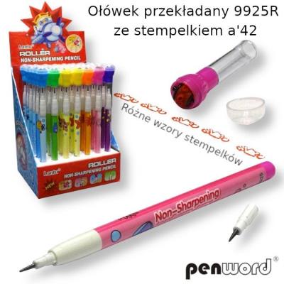 Opakowanie Ołówek przekładany ze stempelkiem (42szt)