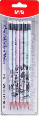 Opakowanie Ołówek trójkątny z gumką Manga HB 6szt M&G