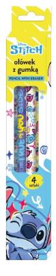 Opakowanie Ołówek z gumką 4szt Stitch