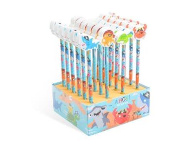 Opakowanie Ołówek z gumką do ścierania - morze mix