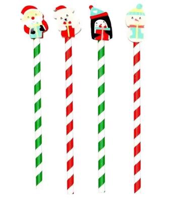 Ołówek z gumką Kot, Bałwan, Miś, Mikołaj mix. Wydawca: incood.. SmakLiter.pl Opakowanie Ołówek z gumką Kot, Bałwan, Miś, Mikołaj mix