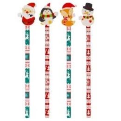 Opakowanie Ołówek z gumką Świąteczny mix