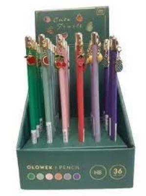 Opakowanie Ołówek z zawieszką Cute Fruits (36szt)