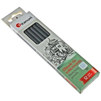 Opakowanie Ołówki do szkicowania 3H 12szt