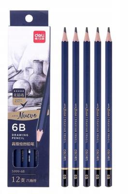 Opakowanie Ołówki do szkicowania 6B Nuevo 12szt DELI