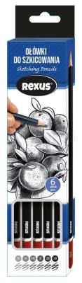 Opakowanie Ołówki do szkicowania 6szt