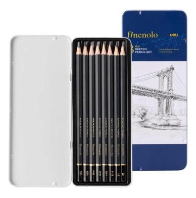 Opakowanie Ołówki do szkicowania Finenolo 8szt DELI
