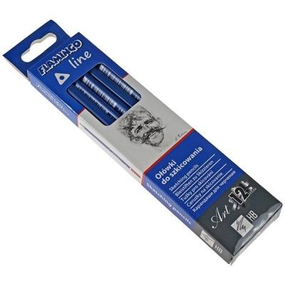 Opakowanie Ołówki do szkicowania trójkątne HB 12szt