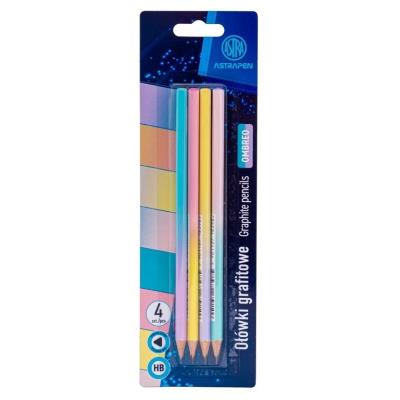 Opakowanie Ołówki grafitowe trójkątne HB Astrapen Ombre 4 szt.