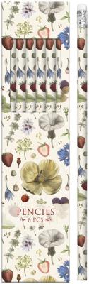 Opakowanie Ołówki ozdobne STPEN15 kwiaty lata - zestaw 6 szt
