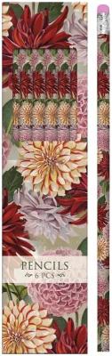 Opakowanie Ołówki ozdobne STPEN22 dalia - zestaw 6 sztuk
