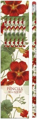 Opakowanie Ołówki ozdobne STPEN23 nasturcja - zestaw 6 sztuk