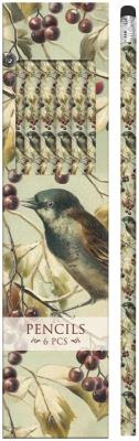 Opakowanie Ołówki ozdobne STPEN24 ptaszek na gałęzi - 6szt
