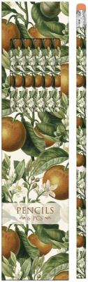 Opakowanie Ołówki ozdobne STPEN25 pomarańcza - zestaw 6 sztuk