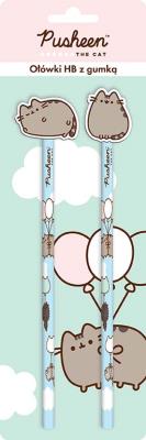 Opakowanie Ołówki z gumką Pusheen 2szt blister