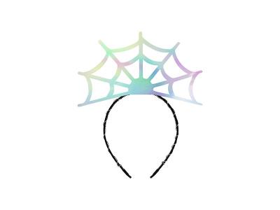 Opakowanie Opaska pajęczyna 21x23cm holograficzny