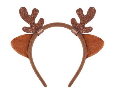 Opakowanie Opaska renifera z uszami brązowa